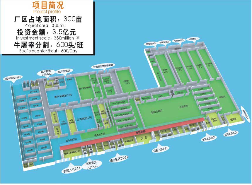 河南伊赛牛屠宰车间